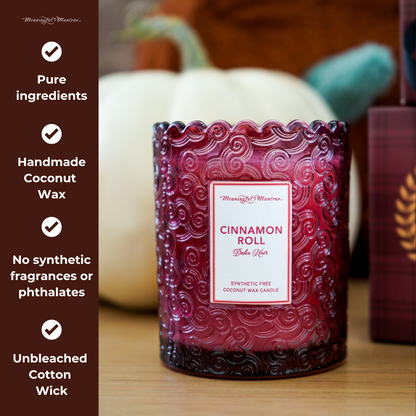 Cinnamon Roll Natural Candle 8oz Kaia Collection