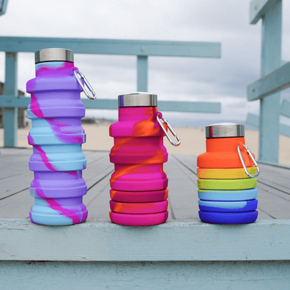 Tilley + Me Collapsible Water Bottle – Leakproof & Travel-Friendly Design