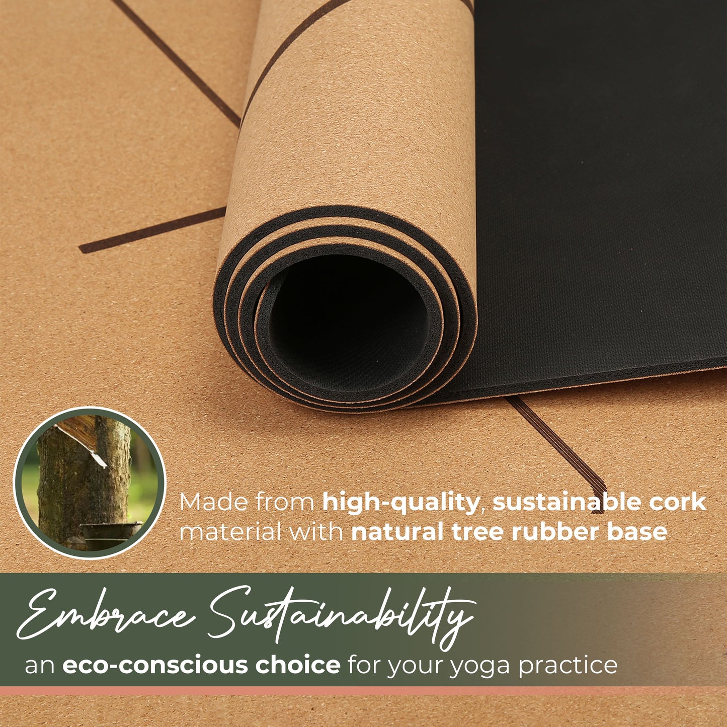 Eco-Friendly Cork Yoga Mat