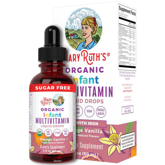 Mary Ruth's® Organic Infant Multivitamin with Iron Liquid Drops