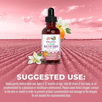 Mary Ruth's® Organic Infant Multivitamin with Iron Liquid Drops