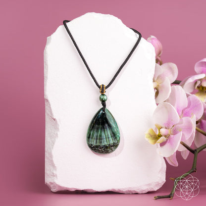 The Angel By My Side - Rare Seraphinite Pendant