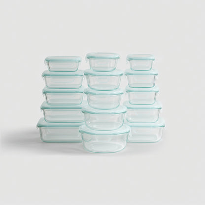 15 Container Borosilicate Glass Set