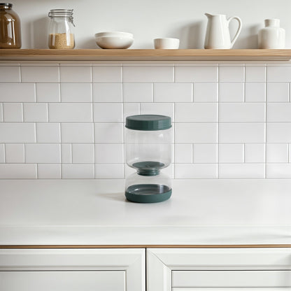 Glass Flip-Over Pickle Jar