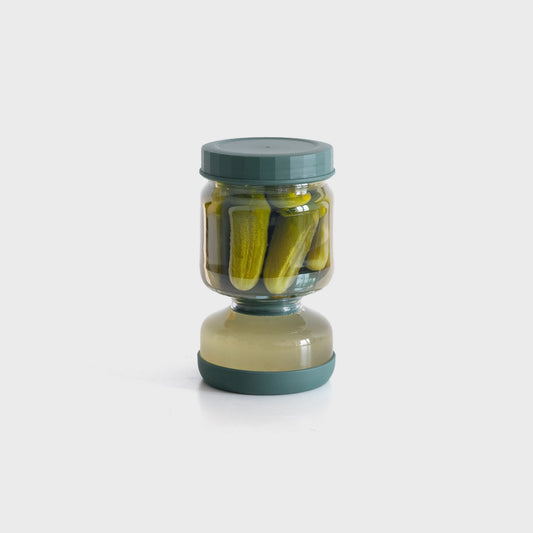 Glass Flip-Over Pickle Jar