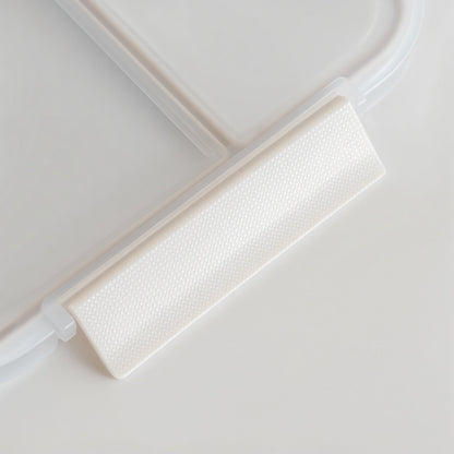 Glass Bento Box - 3 Sections (Vanilla)