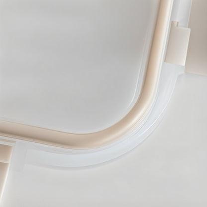 Glass Bento Box - 3 Sections (Vanilla)