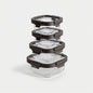 Square Glass Container Set