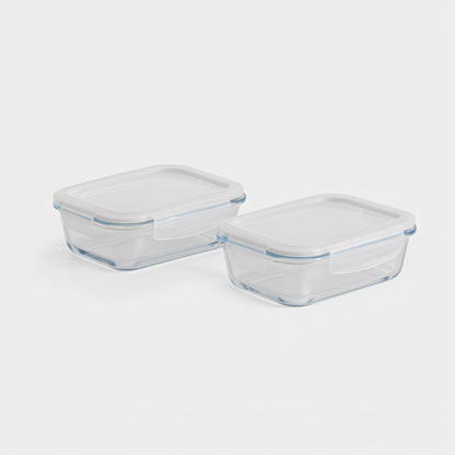 Bake & Carry Glass Set (5 Containers, Vanilla)