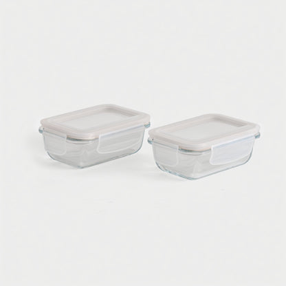 Bake & Carry Glass Set (5 Containers, Vanilla)