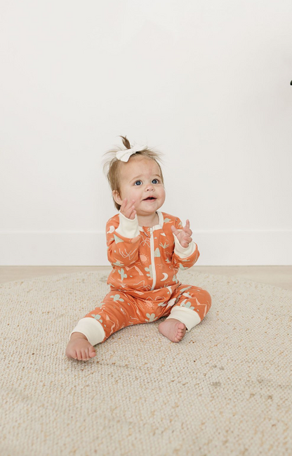 GOTS Certified Organic Cotton Zippy - Desert