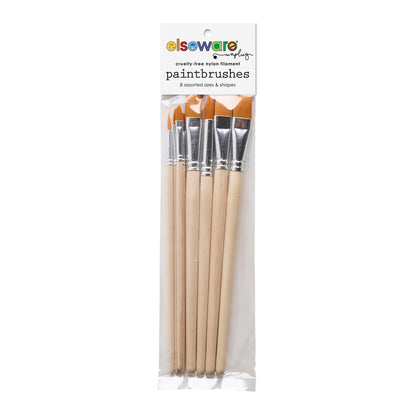 Paintbrush Set – 8 Assorted Sizes