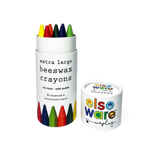Eco-Kids Non-Toxic Beeswax Crayons (Extra Large) - by Elseware Unplug
