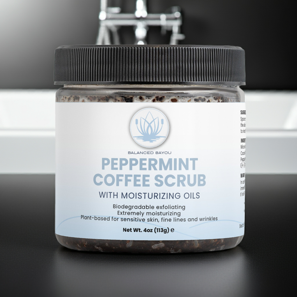Balanced Bayou Peppermint Coffee Scrub
