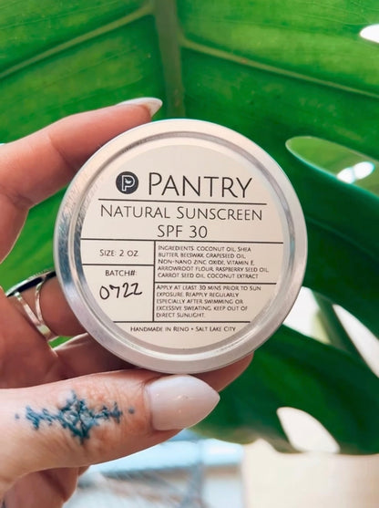 All-Natural Mineral Sunscreen - SPF 30, non-nano zinc, reef-safe