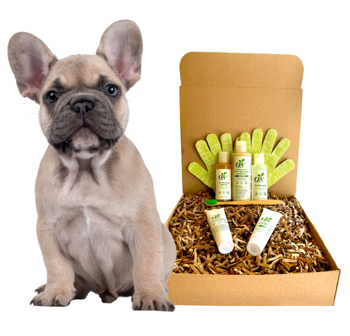 4-FURRY DOGS *REGULAR GROOMING KIT