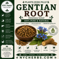 Gentian Root c/s | Potent Bitter & Appetite Stimulant