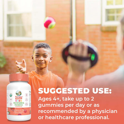 Mary Ruth's® Organic Kids Multivitamin + Postbiotic Gummies