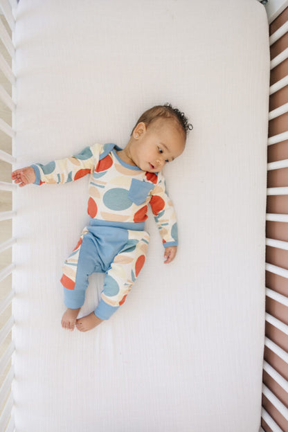 Organic Cotton Pants - Geometric Moon