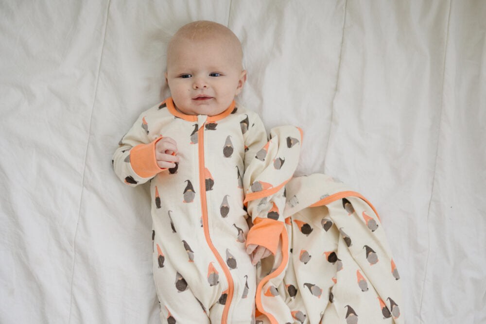 GOTS Certified Organic Cotton Blanket - Gnome