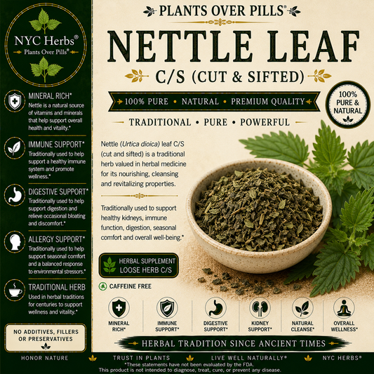 Nettle Leaf | Mineral-Rich Strength & Vital Energy