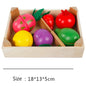 Wooden Fruit and Vegetable Pretend Play Set