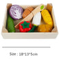 Wooden Fruit and Vegetable Pretend Play Set
