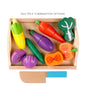 Wooden Fruit and Vegetable Pretend Play Set