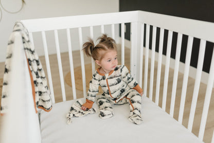 GOTS Certified Organic Cotton Hat - Highland Cow