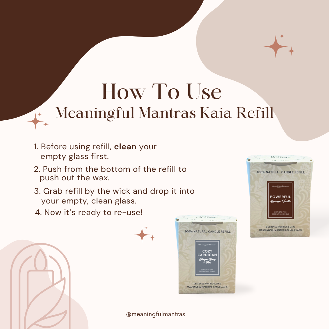 Pumpkin Spice Natural Candle 8oz Kaia Collection Refill