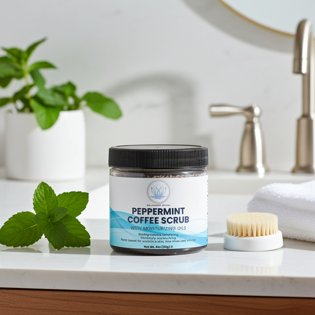 Balanced Bayou Peppermint Coffee Scrub