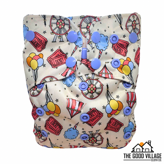 One Size Pocket Diaper | Little Ringmaster