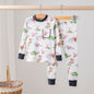 Black & Red Dinos All-Stars Organic Cotton Kids Pajamas
