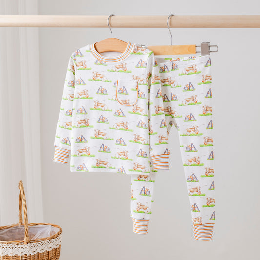 Cattle Mascot Mania Organic Cotton Kids Pajamas