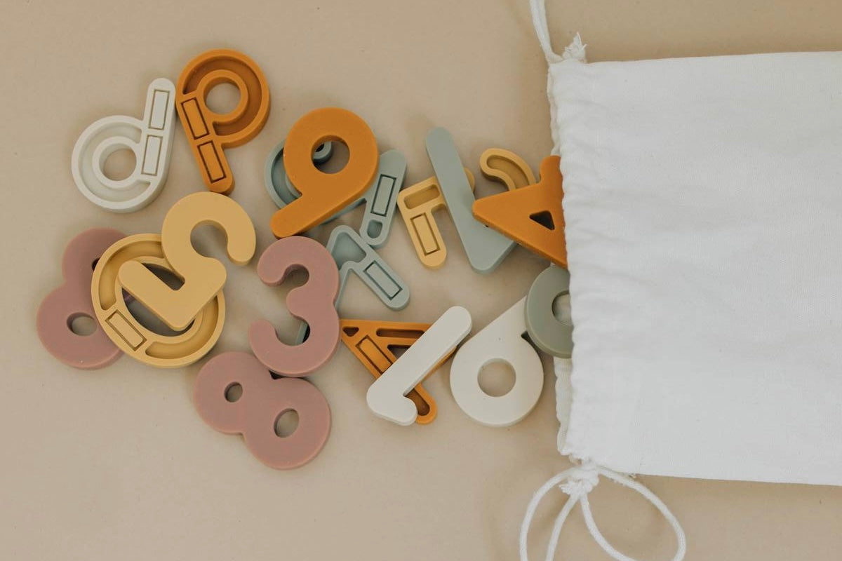 Silicone Magnetic Numbers 20 Piece Playset