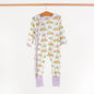 Purple Tiger Mascot Mania Organic Cotton Kids Pajamas