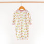 Tan Bulldog Mascot Mania Organic Cotton Kids Pajamas