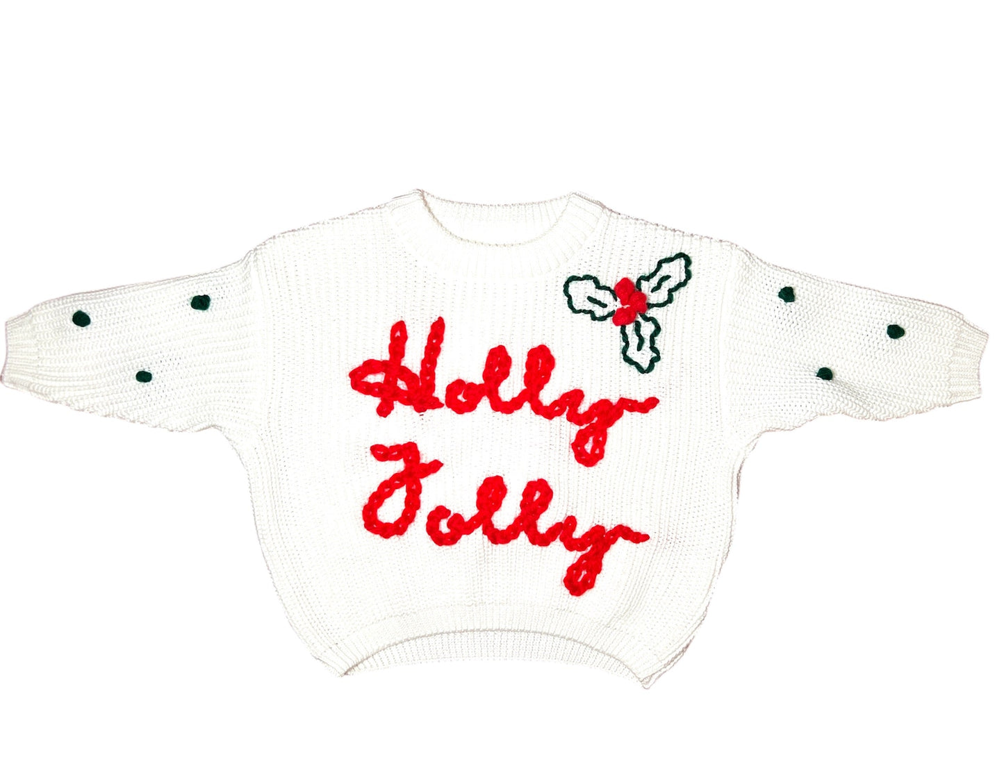 Holly Jolly Christmas Sweater for baby