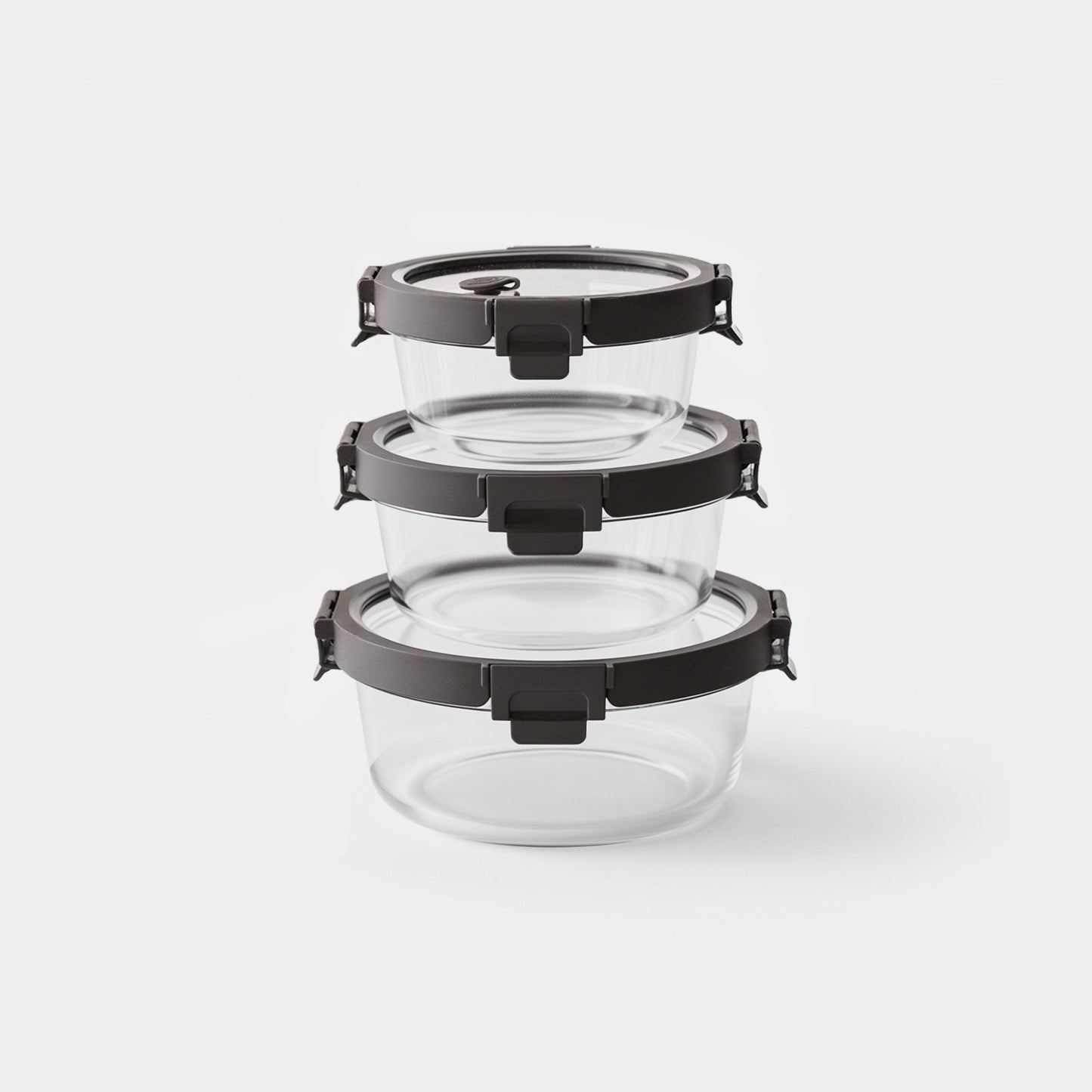 Round Glass Container Set