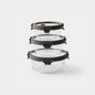 Round Glass Container Set