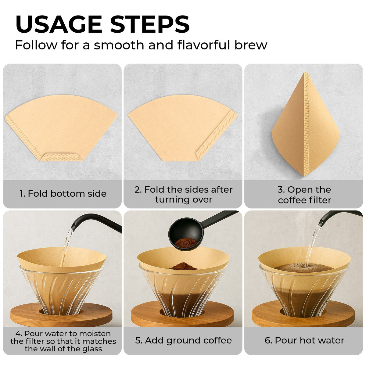 Organic Premium Coffee Filters #2, KFCF02B