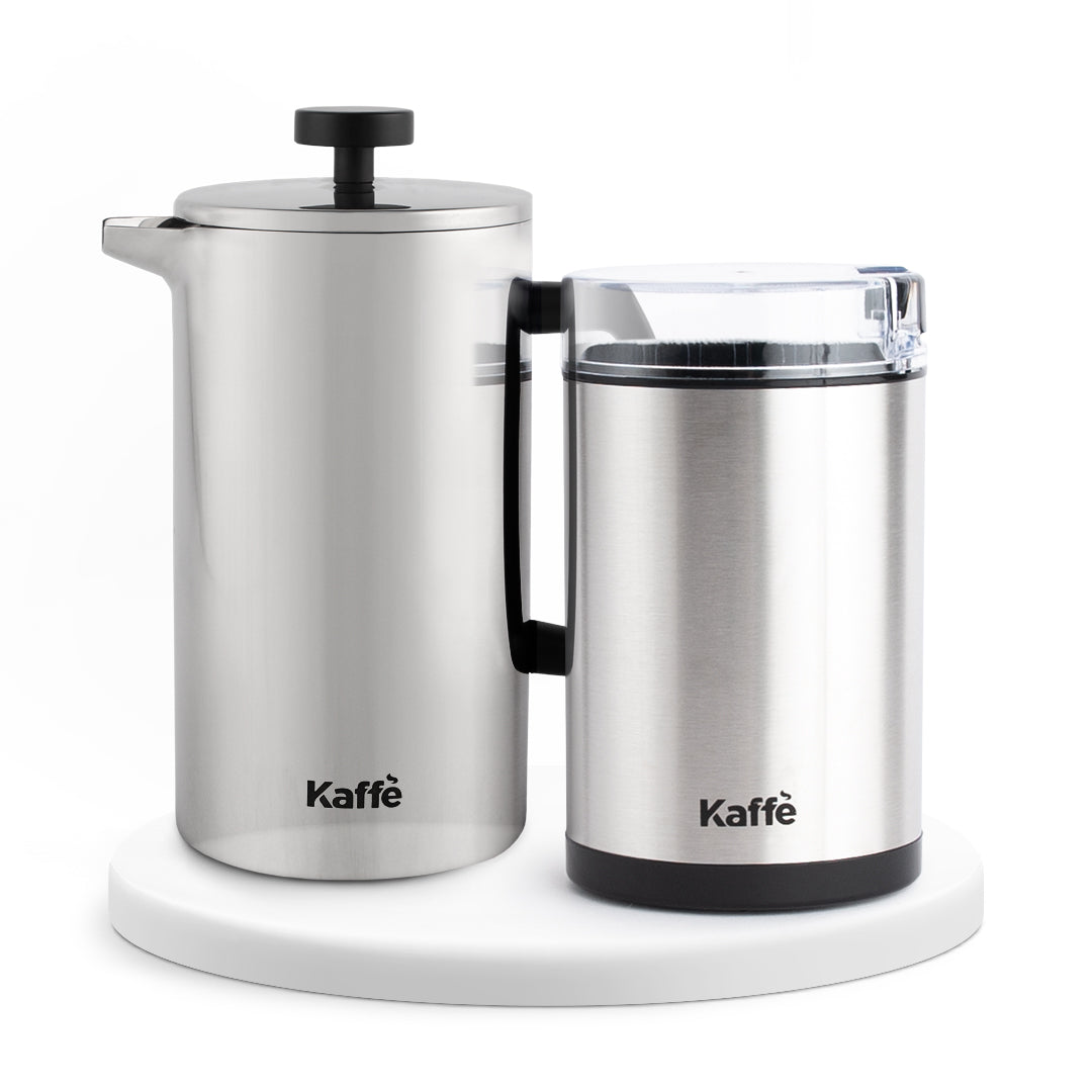 French Press Essentials Bundle, Stainless Steel