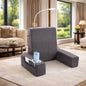 Carepeutic Backrest Bed Lounger with Heated Comfort Vibration Massage
