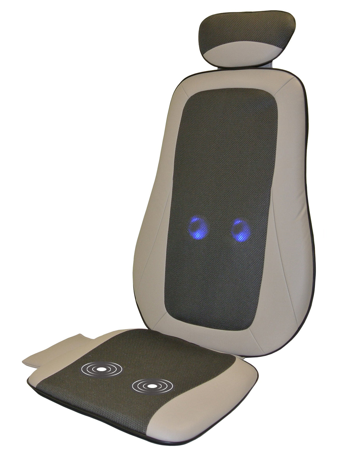 Carepeutic Op-Comfort Shiatsu and Rolling Massage Cushion with Vibration and Heat