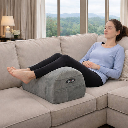 Carepeutic Leg Rest Wedge with Heated Comfort Massage, Vibration Massage, Auto Off