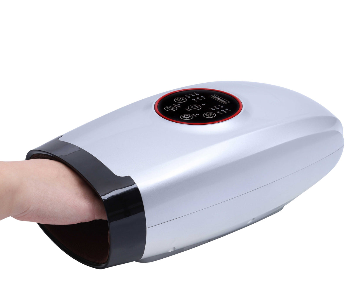 Carepeutic Acupressure Warming Hand Massager with Pulse Vibration, Kneading Massage, for Home or Office or On the Go