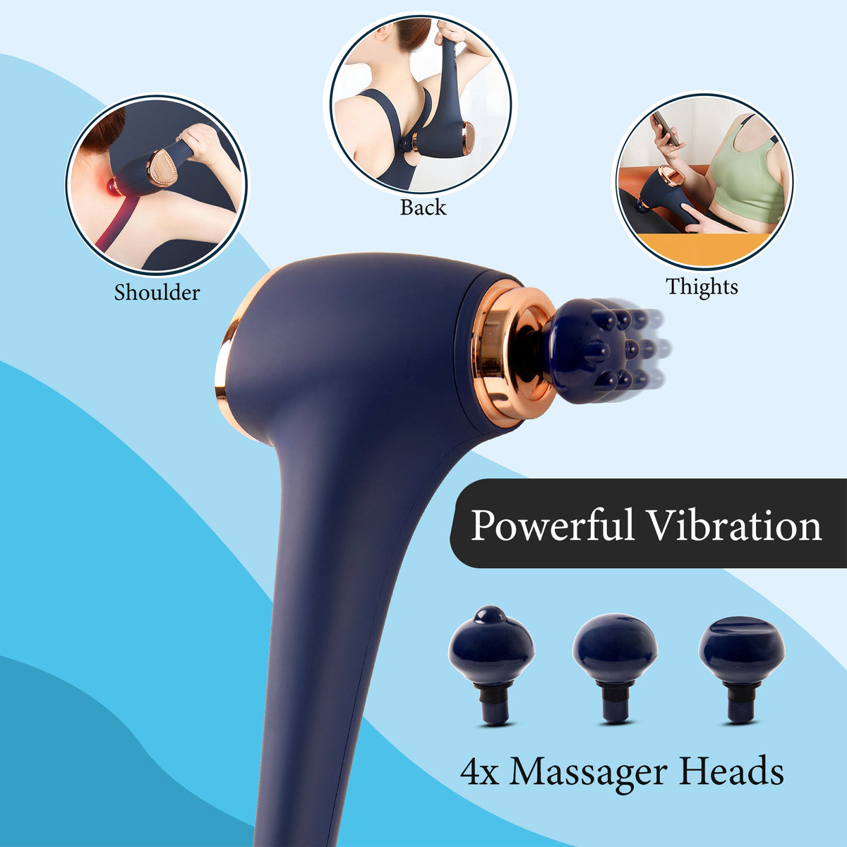 Carepeutic Lazy Touch Deep Tissue Massager KH334