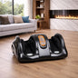 Carepeutic Deluxe Kneading Rolling Shiatsu Foot Massager (Burl-Wood), For Foot or Calf Massage, Suitable to All Foot Sizes