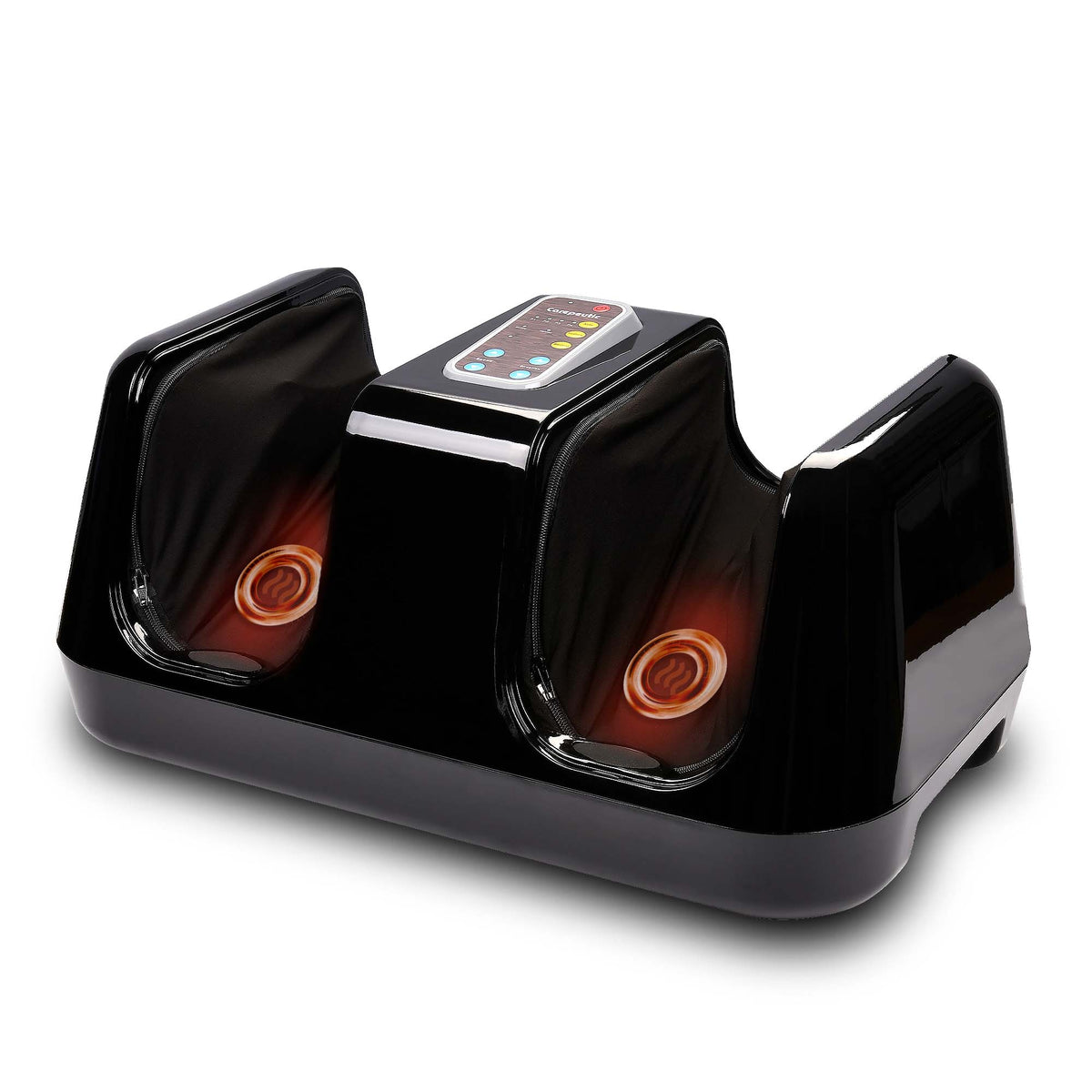 Carepeutic Deluxe Shiatsu Foot Massager with Kneading Rolling Vibration and Heat