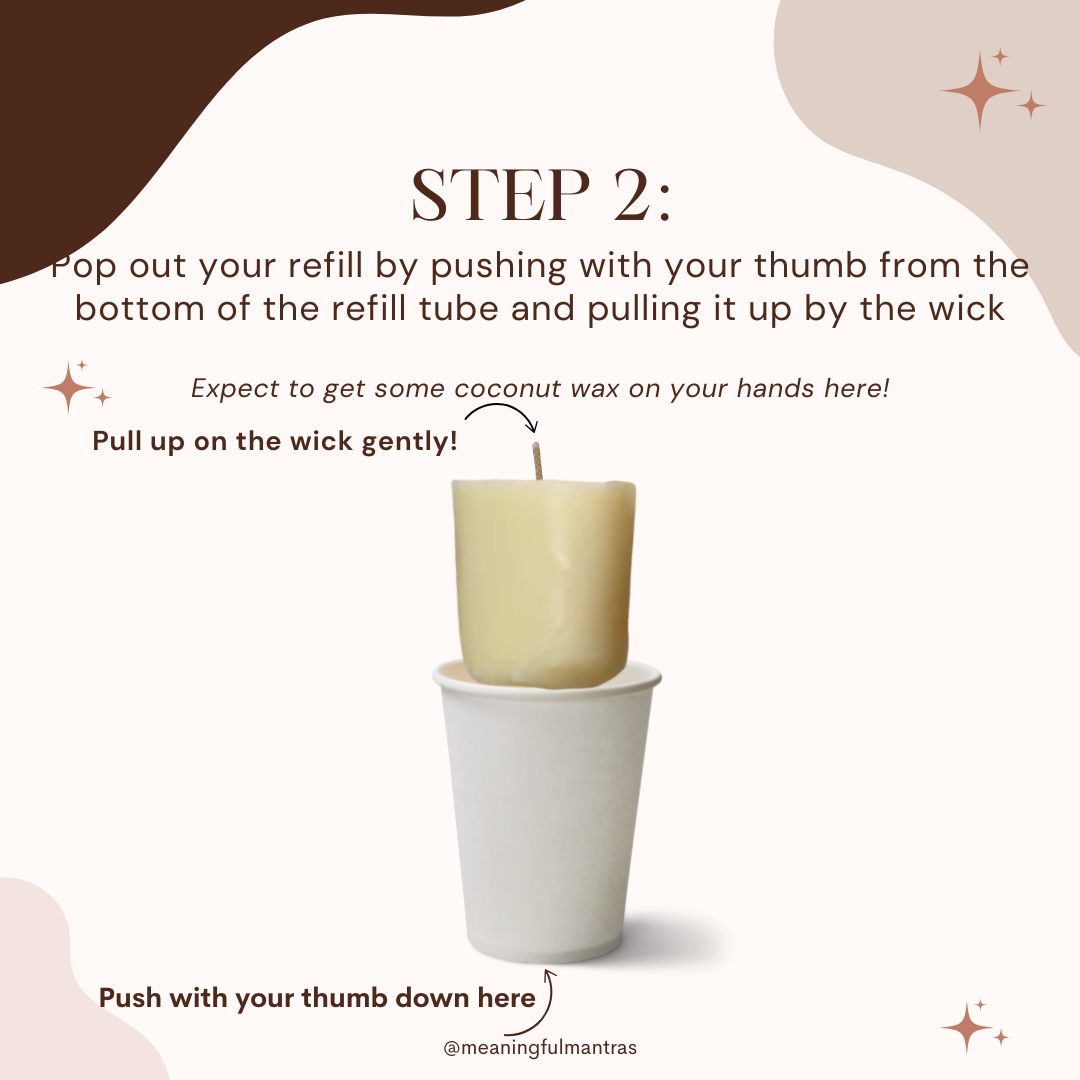 Toasted Marshmallow Natural Candle 8oz Kaia Collection Refill